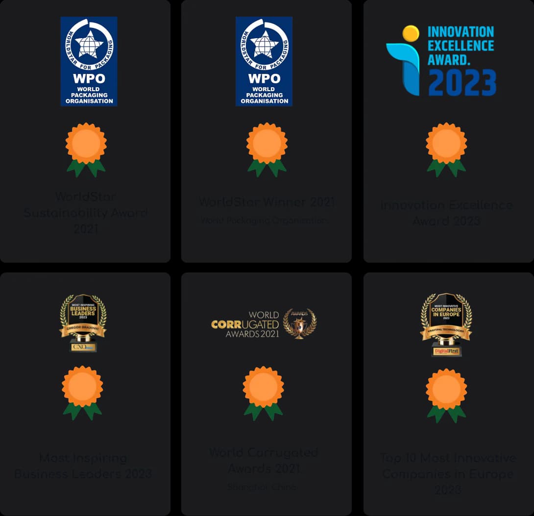 International awards and recognition received by Gregor Brajović's ventures