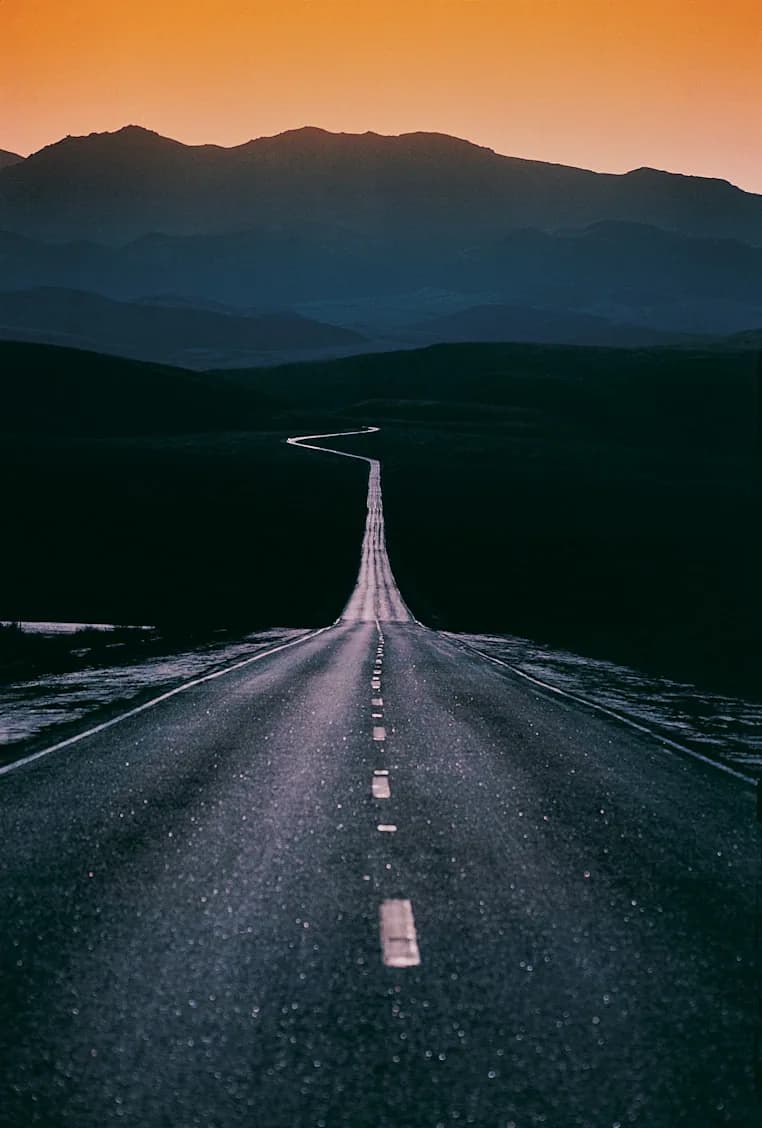 A view toward the horizon representing the journey ahead